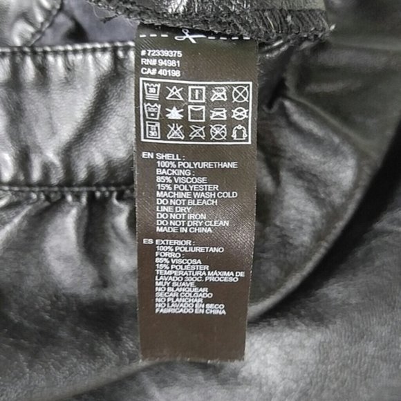 Forever 21 Faux Leather Black Mini Skirt - Picture 9 of 9